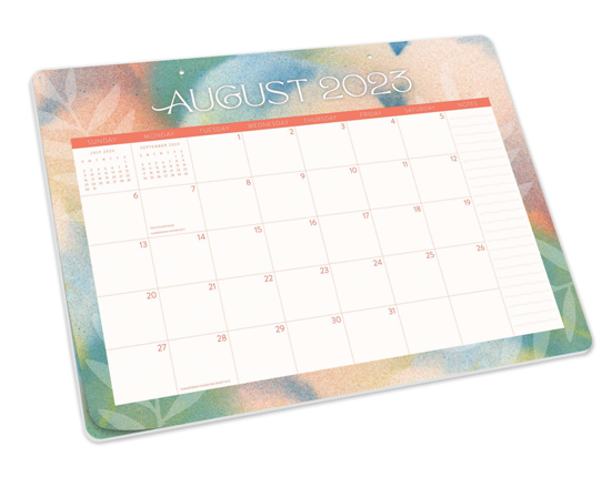 Weekly desktop Calendars