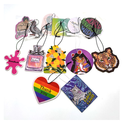 hanging car air freshener