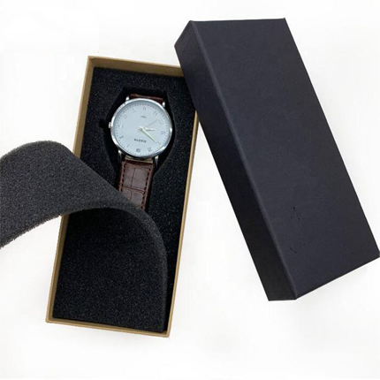Black & Kraft Watch Gift Box