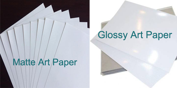 matte art paper and glossy art paper