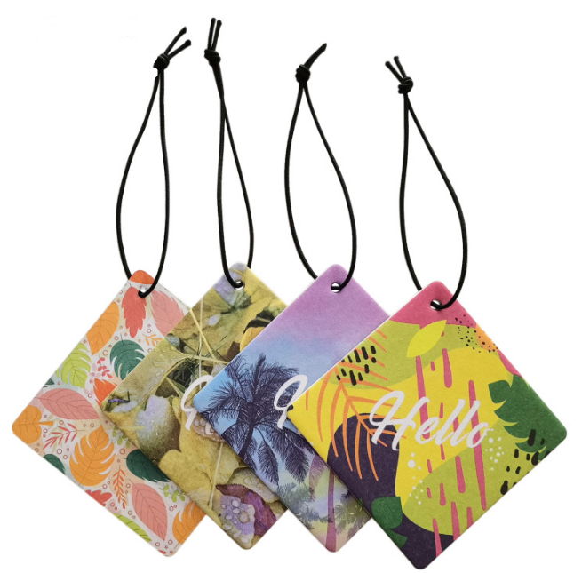 hanging paper car air freshener