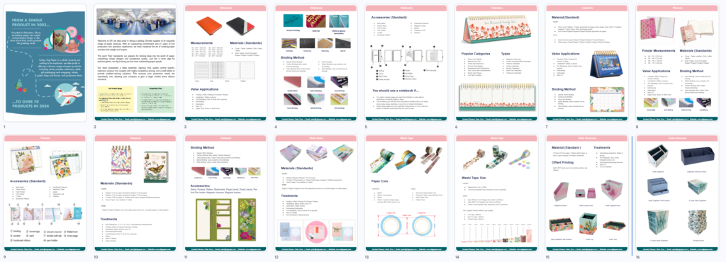 dig paper stationery and desk catalog
