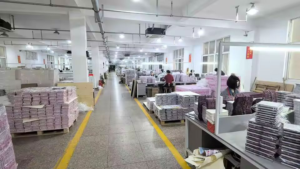 china notebook factory production line dig paper