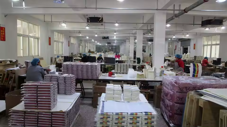 notepads manufacturer china production workshop
